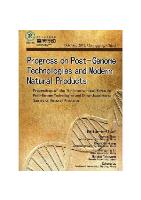 Progress on Post-Genome Technologies and Modern Natural Products 