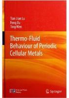 Thermo-Fluid Behaviour of Periodic Cellular Metals