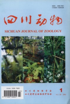 Sichuan Journal of Zoology (Vol.20, No.1, 2001)