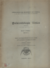 Zur Alttertiaren Flora der sudlichen mandschurei - Paleontologia Sinica (Series A, Vol.I. Fascicle 1)