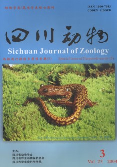 Sichuan Journal of Zoology (Vol.23, No.3, 2004) Special Issue of Herpetodiversity (5) 