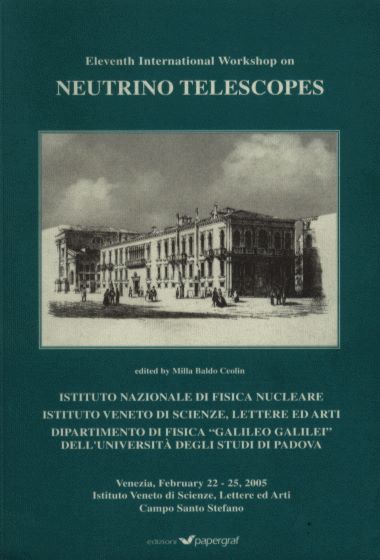 Eleventh International Workshop on Neutrino Telescopes