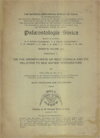 Paleontologia Sinica (Series B, Volume XVI, Fascicle 1) On the Growth Rate of Reef Corals and its Relation to Sea Water Temperature