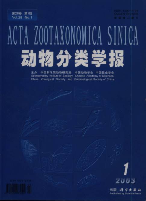 Acta Zootaxonomica Sinica (Vol.28,No.1-4)