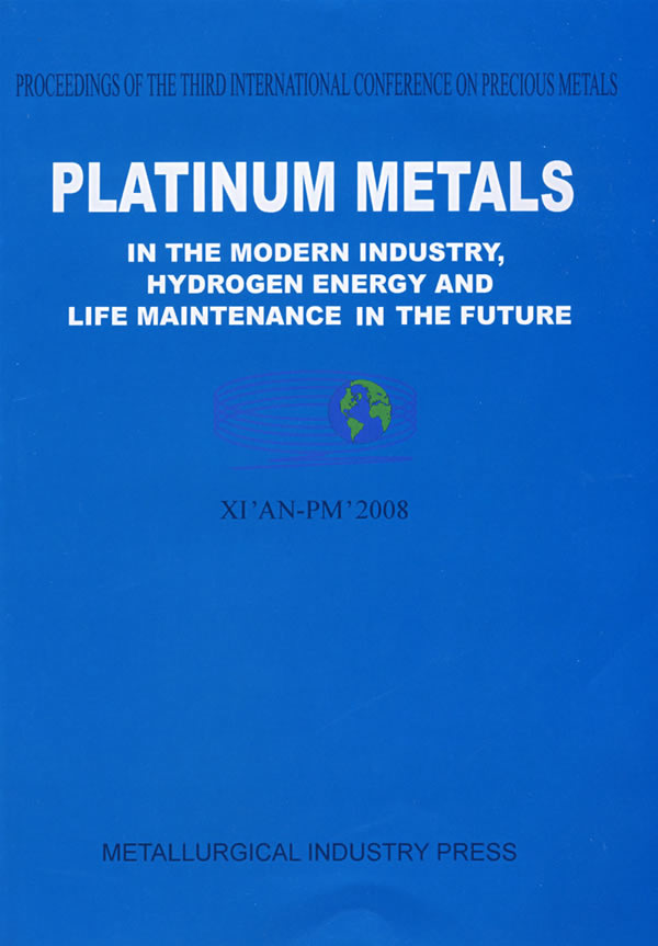 Platinum-Group Metals of Modern Industry, Hydrogen and Future Application Areas of Life
-TECHNOLOGY- Third International Precious Metals Conference