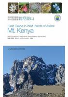 Field Guide to Wild Plants of Africa: Mt. Kenya 