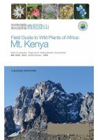 Field Guide to Wild Plants of Africa: Mt. Kenya 