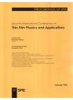  Thin Film Physics and Applications - Proceedings of the Seventh International Conference Volume 7995