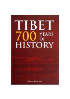 Tibet 700 Years of History 