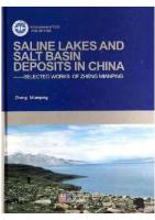Saline Lakes and Salt  Basin Deposits in China - Selected works of Zheng Mianping