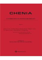 CHENIA-Contributions to Cryptogamic Biology Vol.13