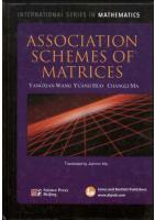Association Schemes of Matrices